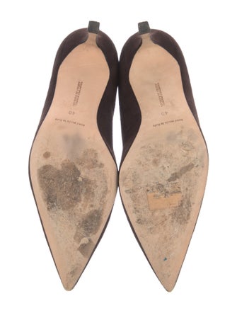 Manolo Blahnik Suede Pumps