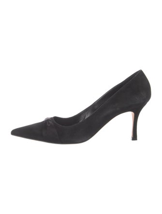 Manolo Blahnik Suede Pumps