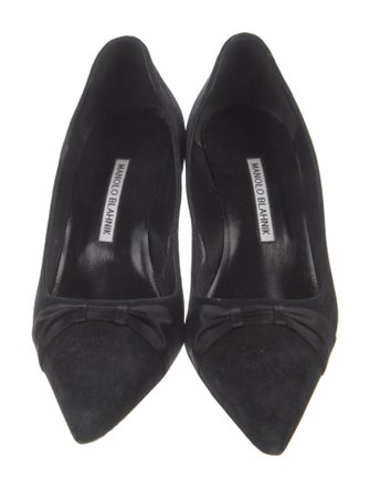 Manolo Blahnik Suede Pumps
