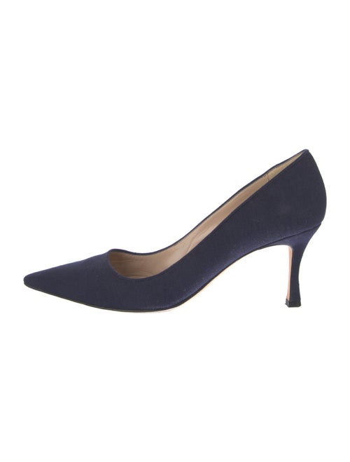Manolo Blahnik Canvas Pumps
