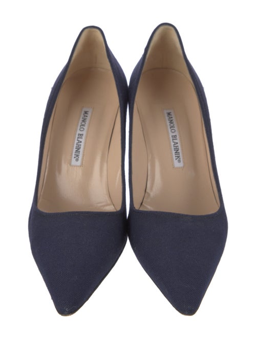 Manolo Blahnik Canvas Pumps