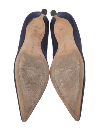 Manolo Blahnik Canvas Pumps