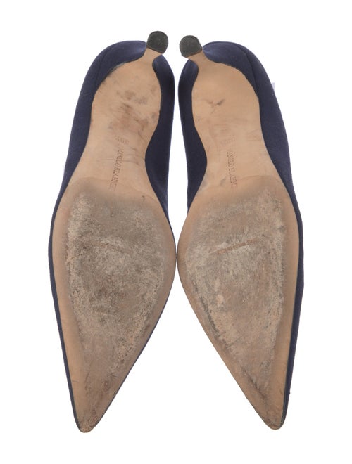 Manolo Blahnik Canvas Pumps