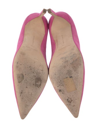 Manolo Blahnik Suede Pumps