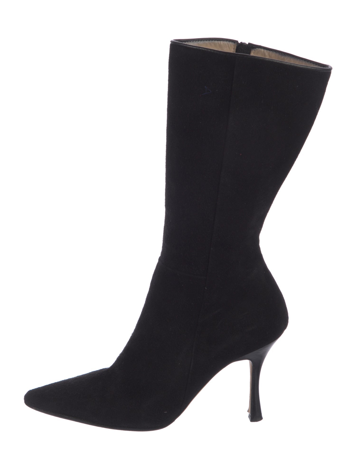 Manolo Blahnik Suede Boots