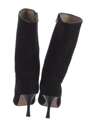 Manolo Blahnik Suede Boots