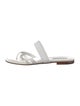 Manolo Blahnik Leather Slides