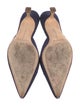 Manolo Blahnik Canvas Mules