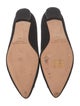 Manolo Blahnik Satin Crystal Embellishments Flats