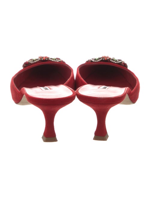 Manolo Blahnik Suede Mules