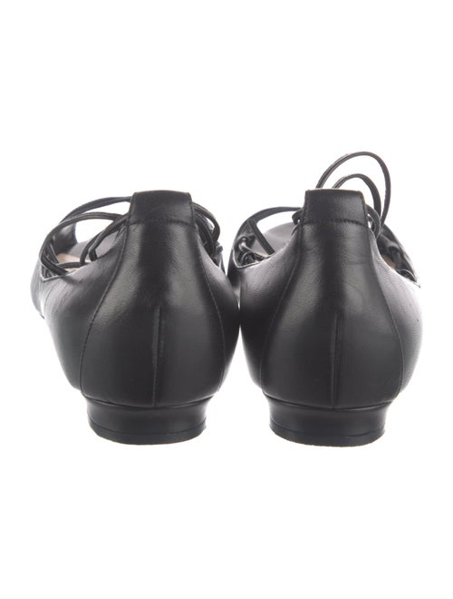 Manolo Blahnik Leather Flats