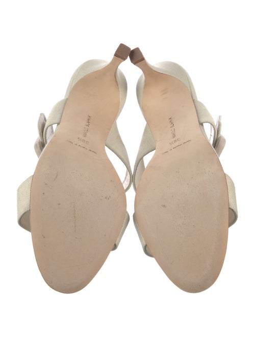 Manolo Blahnik Suede Slides