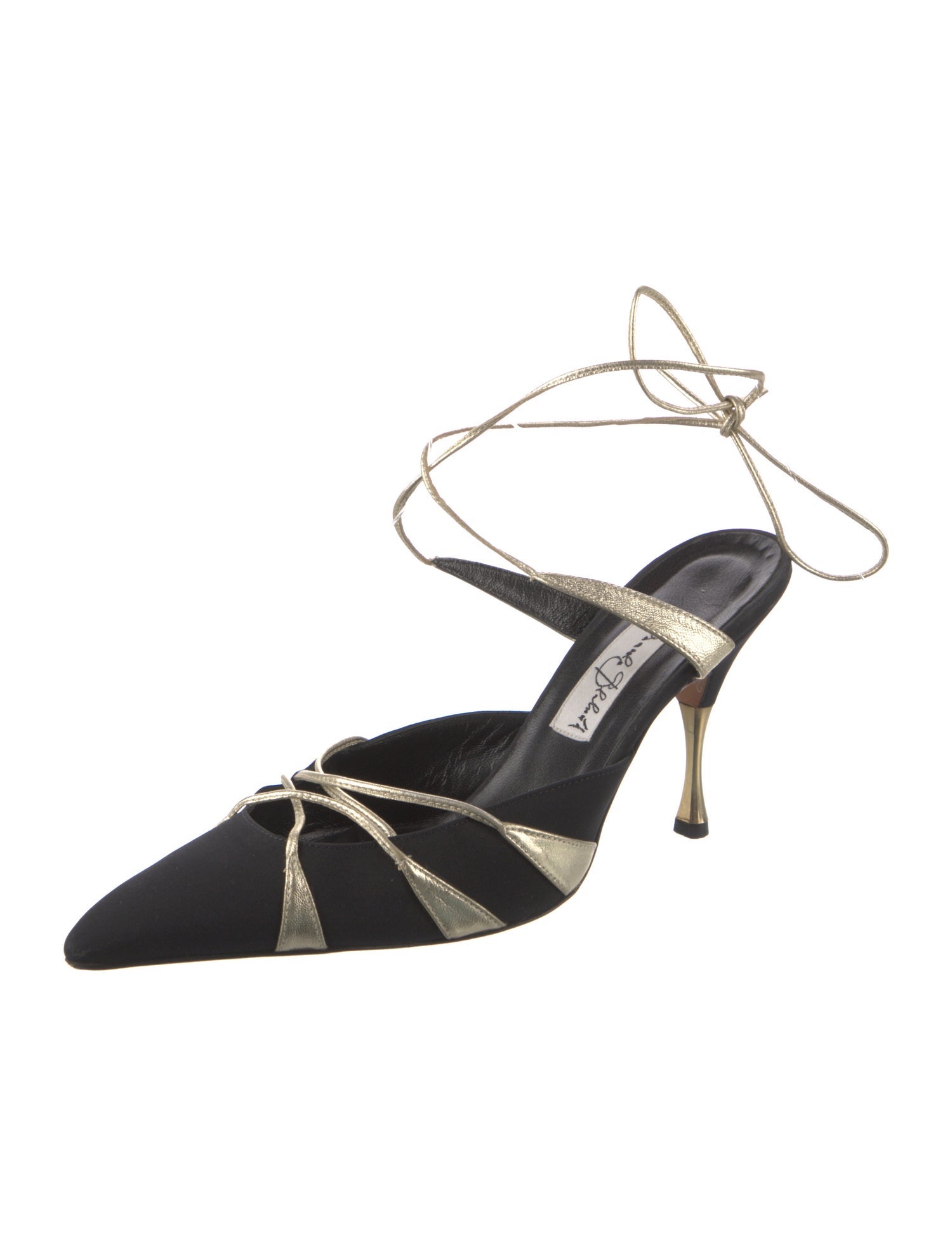 Manolo Blahnik Colorblock Pattern D'Orsay Pumps