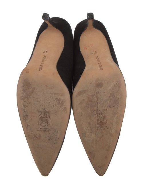 Manolo Blahnik Suede Lace-Up Boots