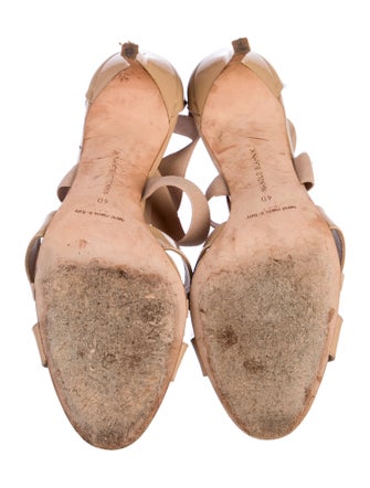 Manolo Blahnik Patent Leather Sandals