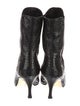 Manolo Blahnik Snakeskin Chelsea Boots