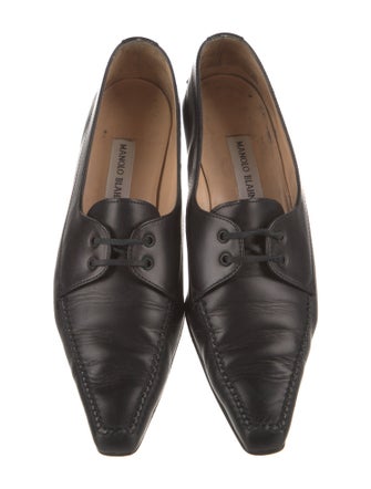 Manolo Blahnik Leather Oxfords