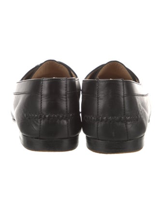 Manolo Blahnik Leather Oxfords