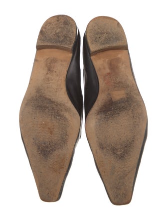 Manolo Blahnik Leather Oxfords