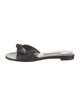 Manolo Blahnik Leather Slides