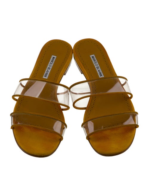 Manolo Blahnik PVC Slides