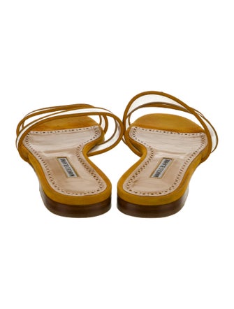 Manolo Blahnik PVC Slides