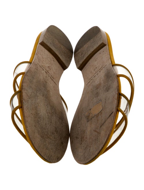 Manolo Blahnik PVC Slides