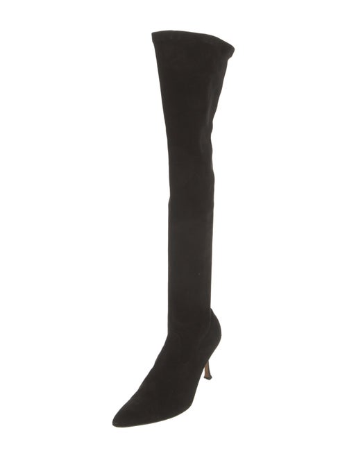 Manolo Blahnik Suede Boots