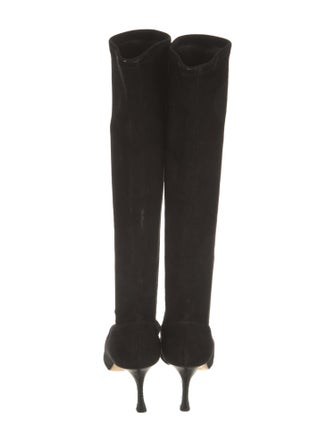 Manolo Blahnik Suede Boots