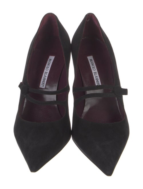 Manolo Blahnik Suede Pumps