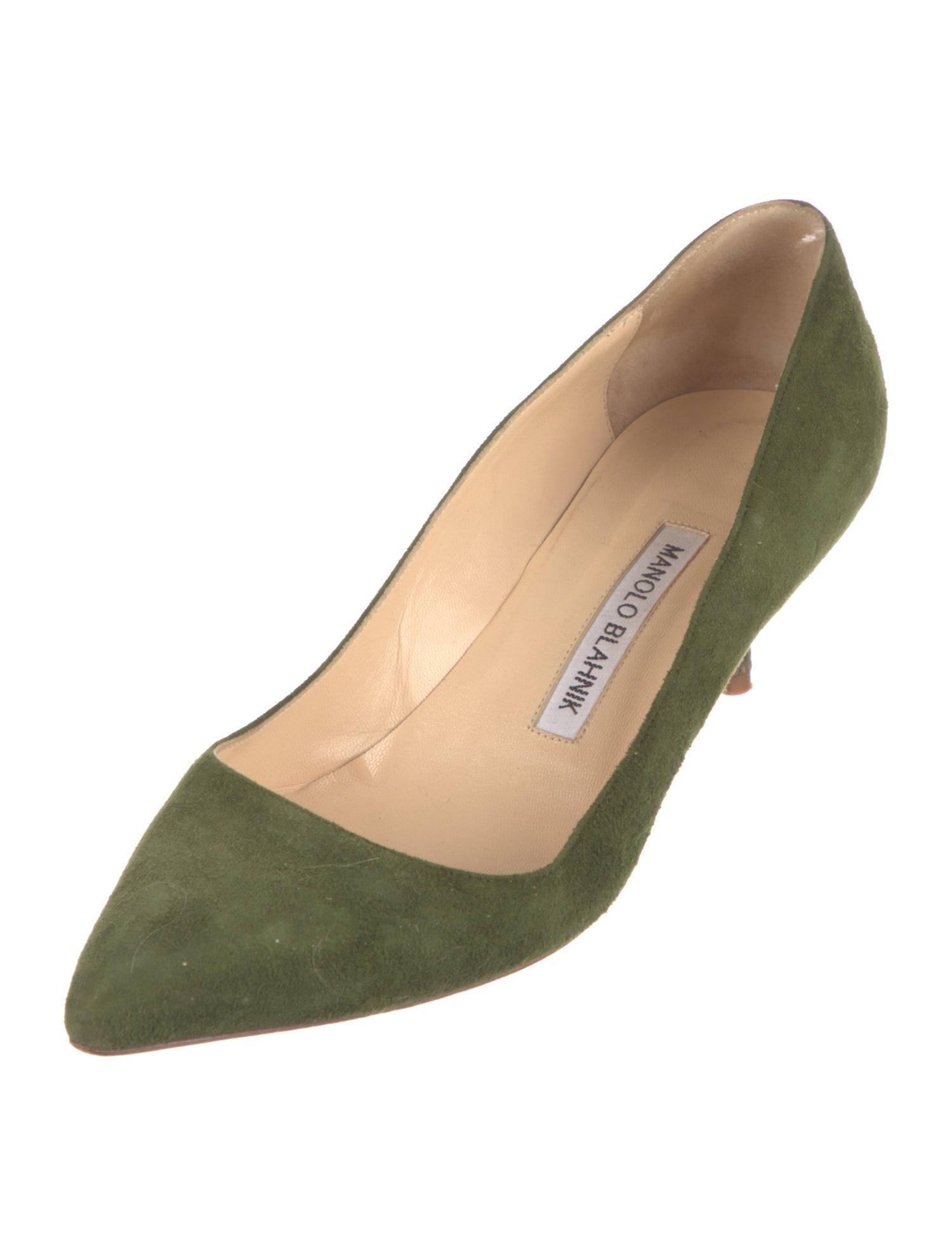 Manolo Blahnik Suede Pumps