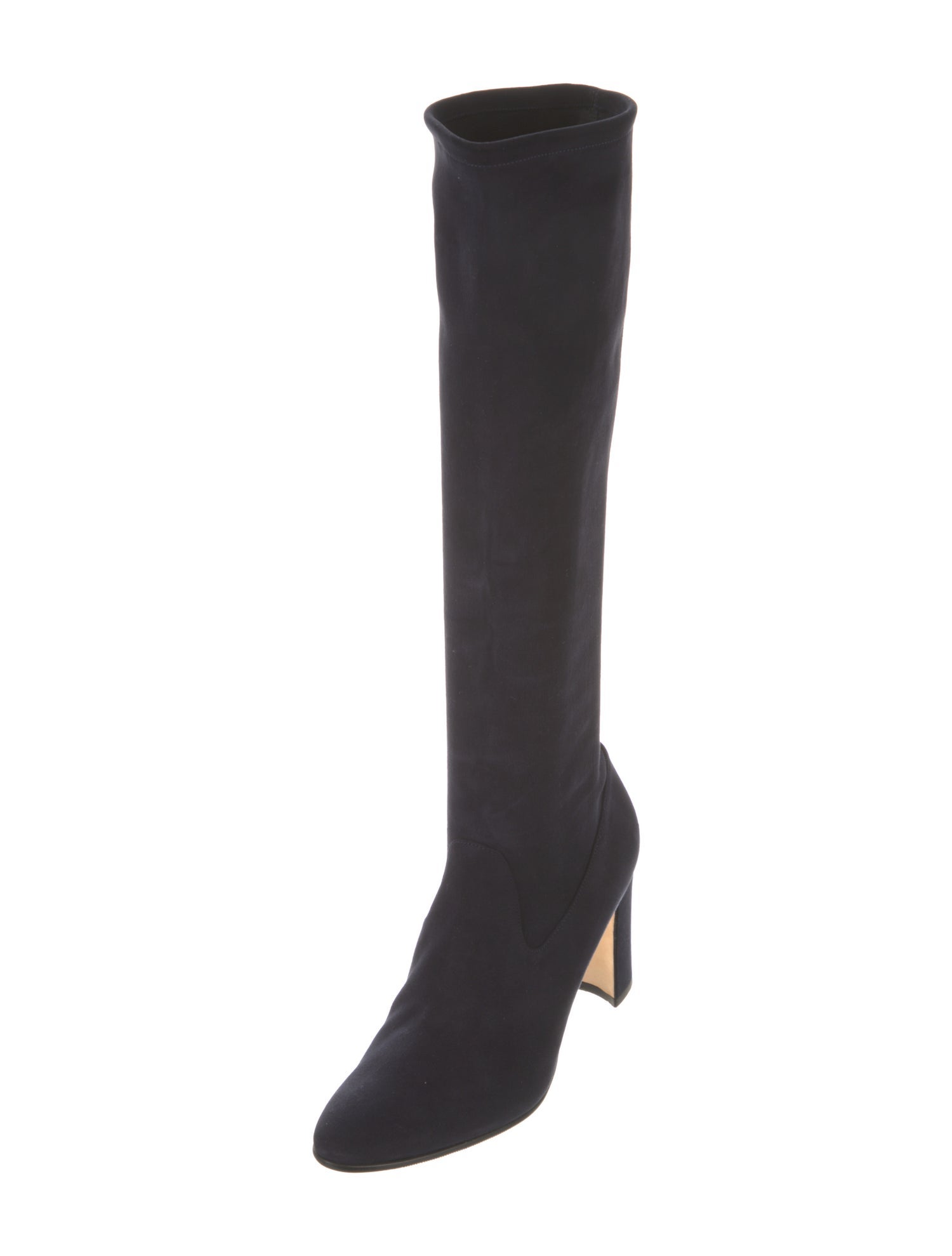 Manolo Blahnik Suede Sock Boots