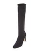 Manolo Blahnik Suede Sock Boots