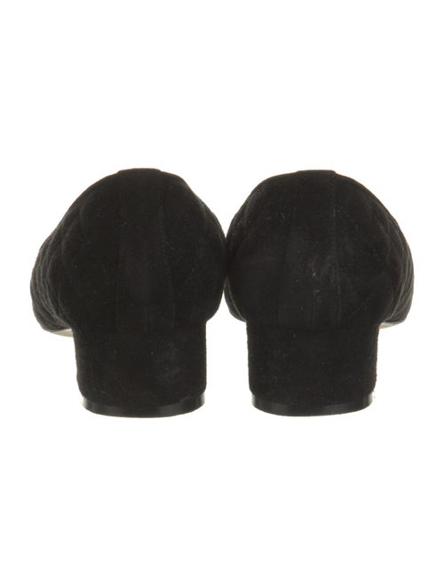 Manolo Blahnik Quilted Pattern Suede Pumps