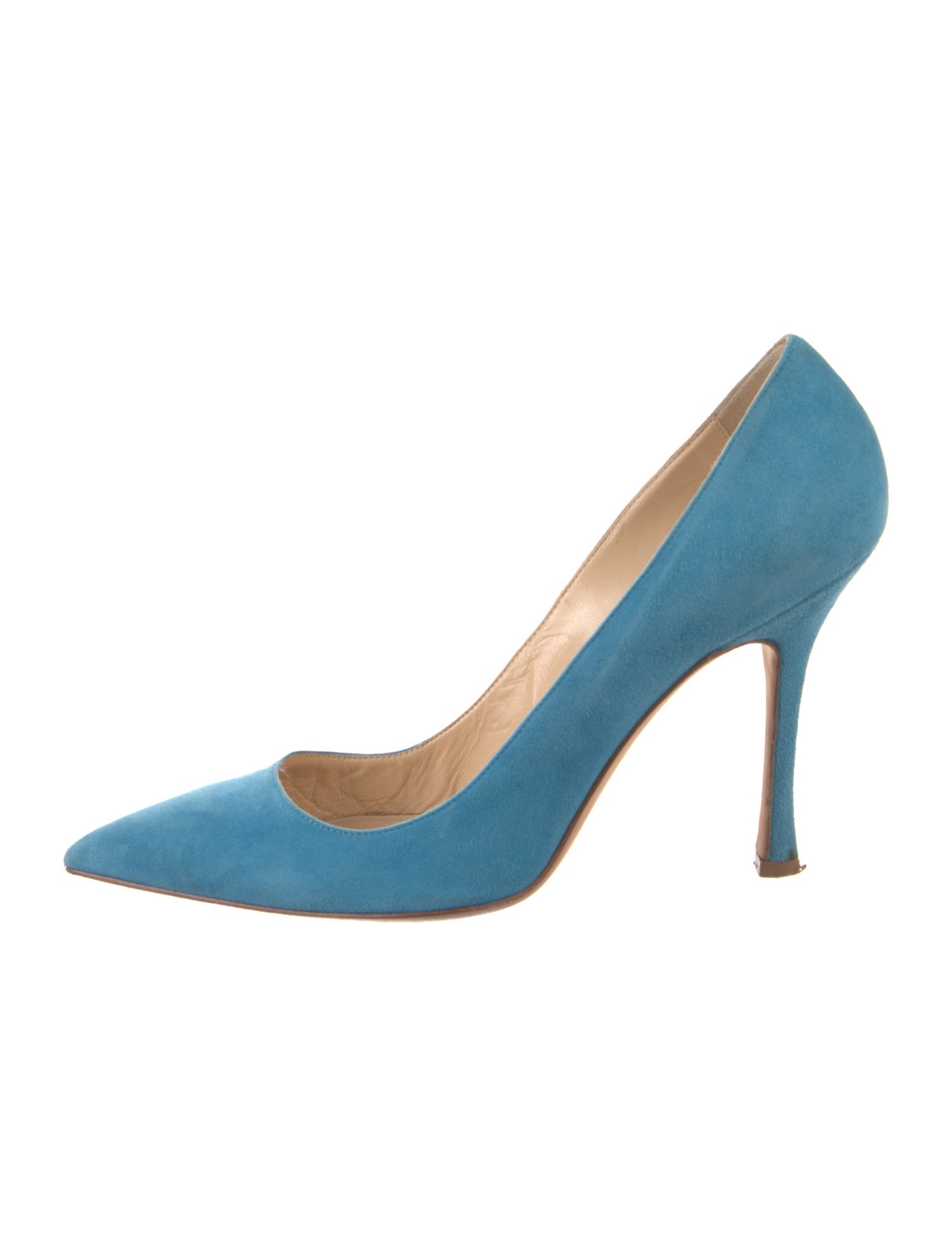 Manolo Blahnik Suede Pumps