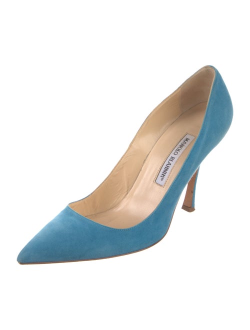 Manolo Blahnik Suede Pumps