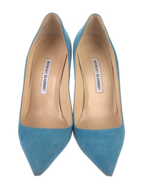 Manolo Blahnik Suede Pumps