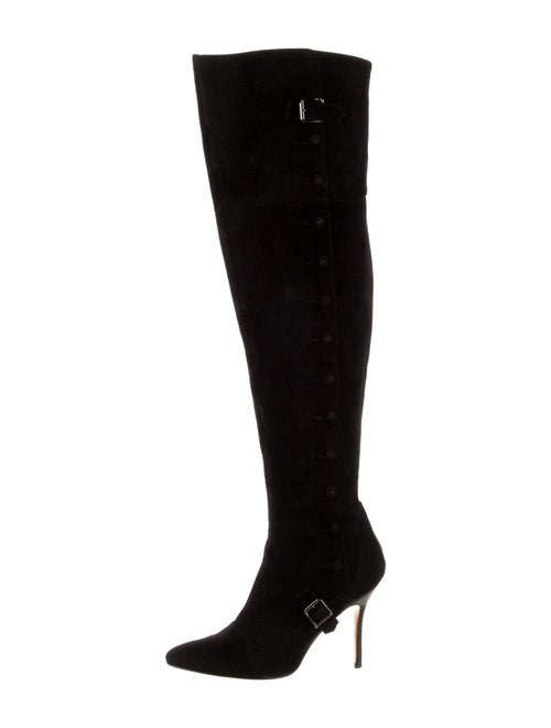 Manolo Blahnik Suede Boots