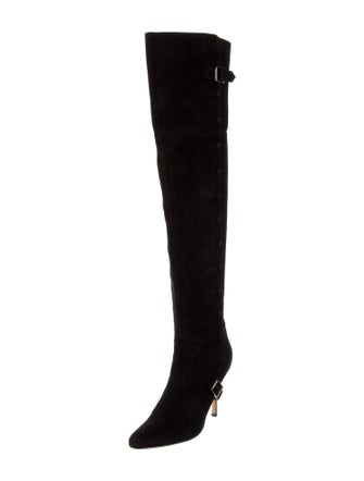 Manolo Blahnik Suede Boots