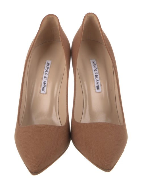 Manolo Blahnik Canvas Pumps