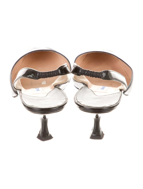 Manolo Blahnik Patent Leather Slingback Pumps