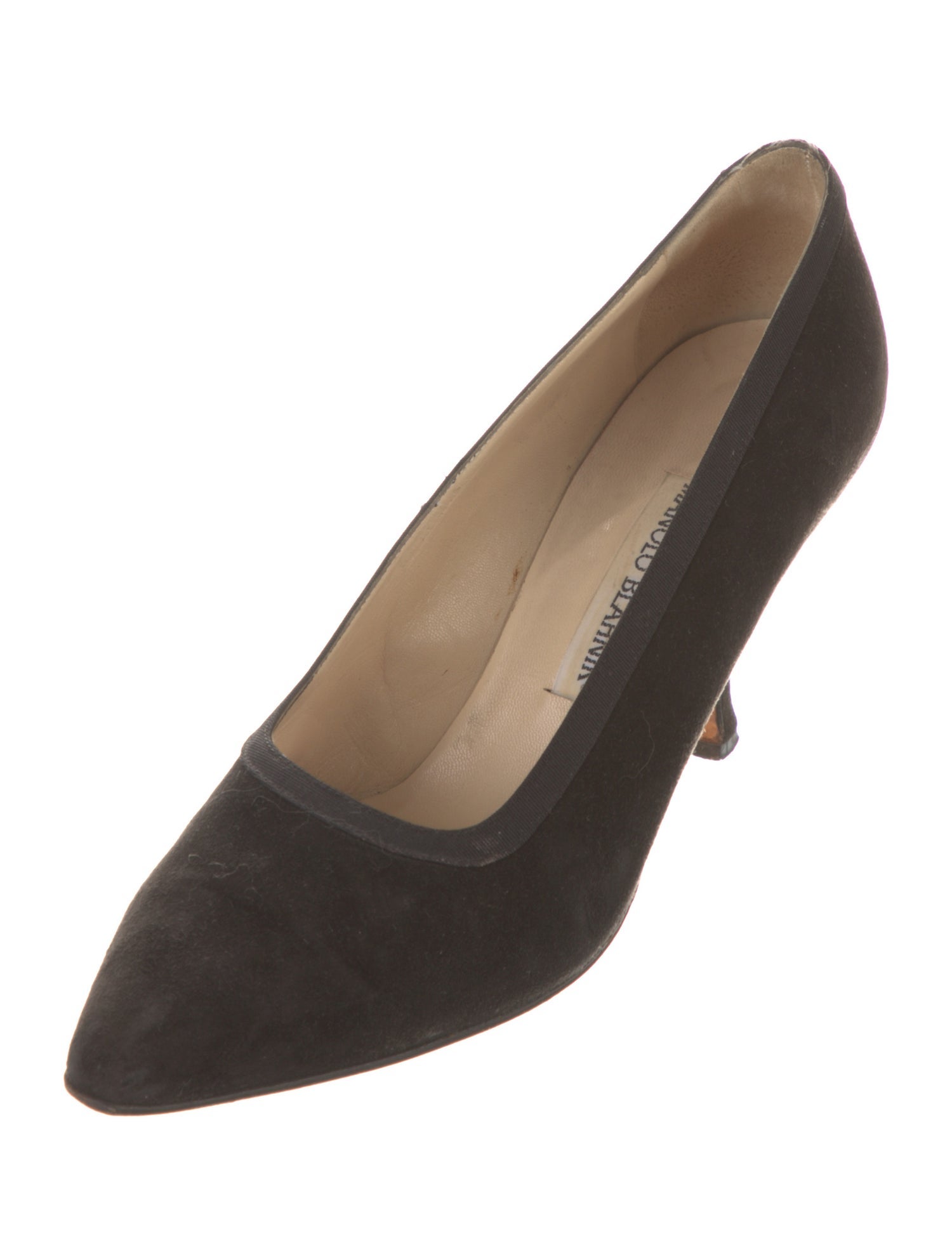 Manolo Blahnik Suede Pumps
