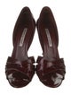 Manolo Blahnik Patent Leather Sandals