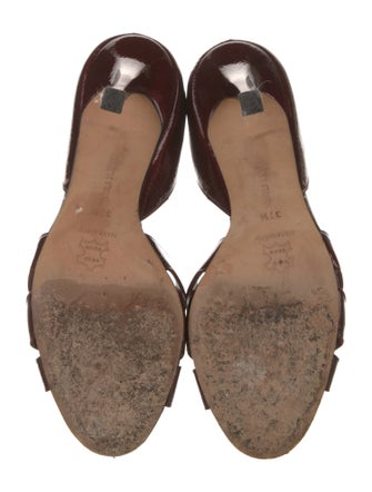 Manolo Blahnik Patent Leather Sandals