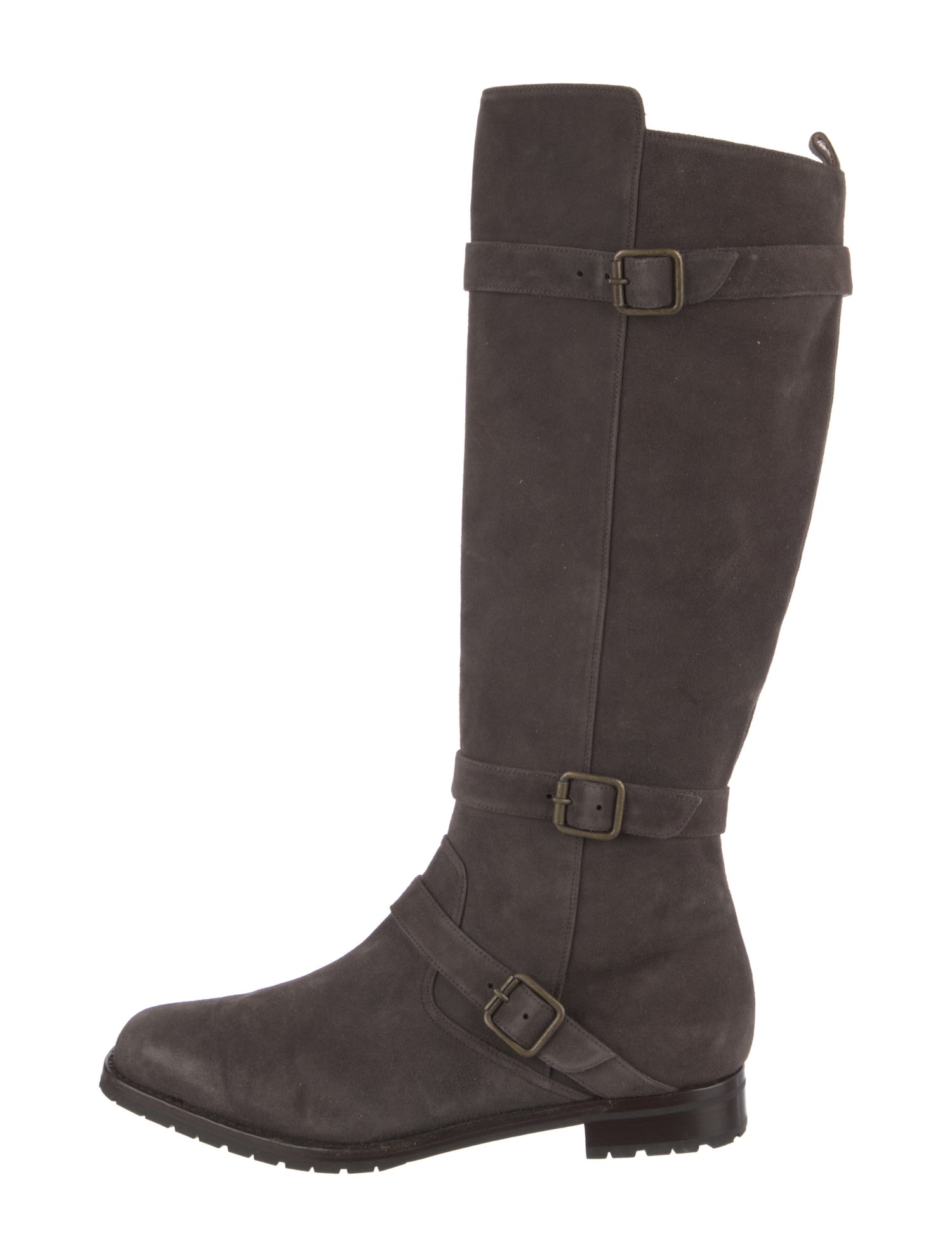 Manolo Blahnik Suede Riding Boots
