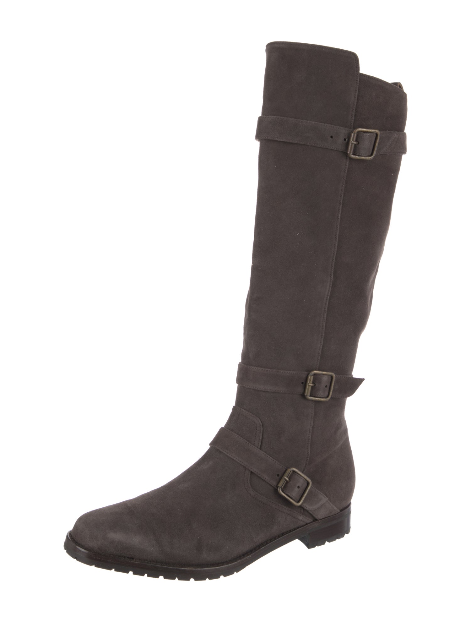 Manolo Blahnik Suede Riding Boots