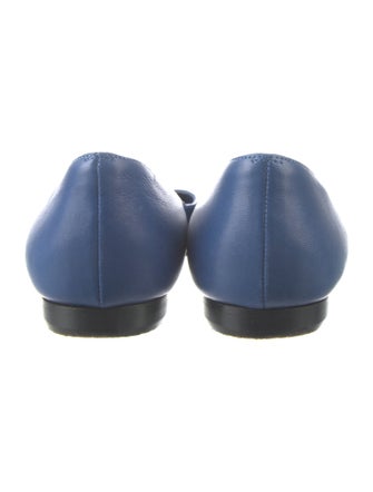 Manolo Blahnik Leather Ballet Flats