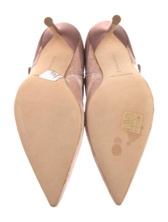 Manolo Blahnik Velvet Printed Boots