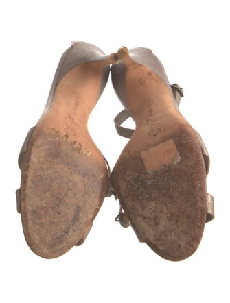 Manolo Blahnik Leather Gladiator Sandals