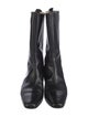 Manolo Blahnik Leather Rain Boots